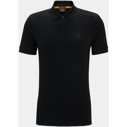 Vêtements Homme T-shirts & Polos BOSS Polo pour hommes Passenger de  en coton stretch Noir