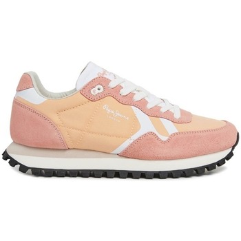 Chaussures Femme Baskets basses Pepe JEANS Aries PLS40013 Rose