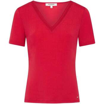 Vêtements Femme T-shirts manches courtes Morgan 161774VTPE24 Rouge
