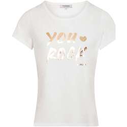 Vêtements Femme T-shirts manches courtes Morgan 161834VTPE24 Blanc