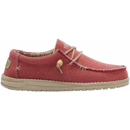 Chaussures Homme Derbies & Richelieu HEYDUDE WALLY BRAIDED Rouge