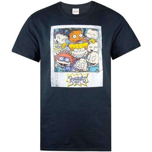 Vêtements Homme T-shirts manches longues Nickelodeon NS5262 Noir