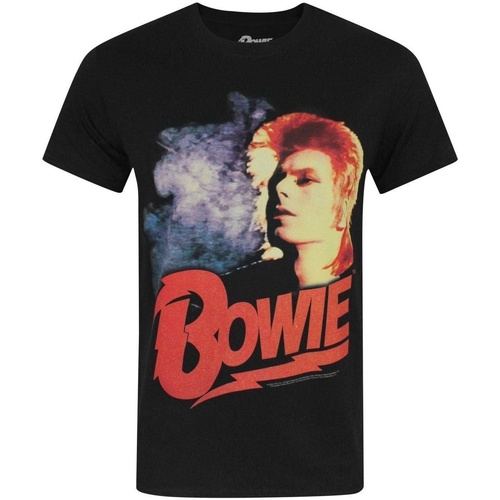 Vêtements Homme T-shirts manches longues David Bowie NS5475 Noir