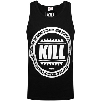 Vêtements Homme Débardeurs / T-shirts verwassen sans manche Kill Brand Swag Noir