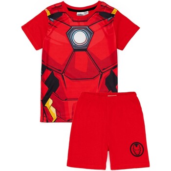 Vêtements Garçon Pyjamas / Chemises de nuit Iron Man  Rouge