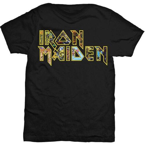 Vêtements T-shirts manches longues Iron Maiden Eddie Noir