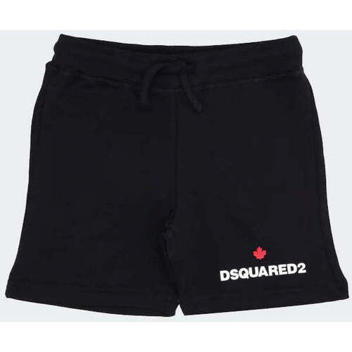 Vêtements Garçon Shorts / Bermudas Dsquared  Noir
