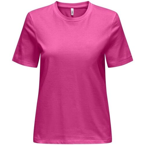 Vêtements Femme T-shirts & Polos Only 15315348 TRIBE-RASPHBERRY ROSE Rose