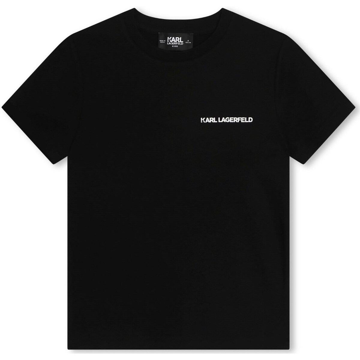 Vêtements Garçon T-shirts manches longues Karl Lagerfeld Kids Z30056 Noir