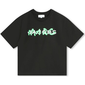 Vêtements Garçon T-shirts manches longues Marc Jacobs W60212 Noir
