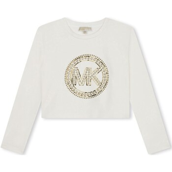 Vêtements Fille T-shirts manches courtes MICHAEL Michael Kors R30004 Blanc