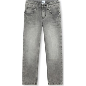 Vêtements Garçon Jeans droit BOSS J50688 Gris