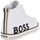 Chaussures Garçon Baskets montantes BOSS J51029 Blanc
