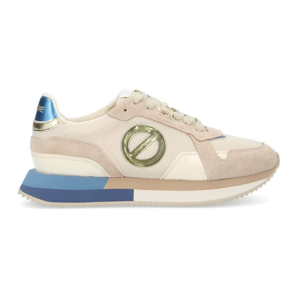 Chaussures Femme Baskets mode No Name - Sneakers MIA JOGGER Nude/Blue Beige