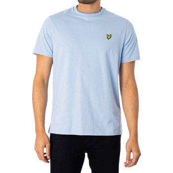 Vêtements Homme T-shirts manches courtes Zip Through Hoodie T-shirt simple Bleu