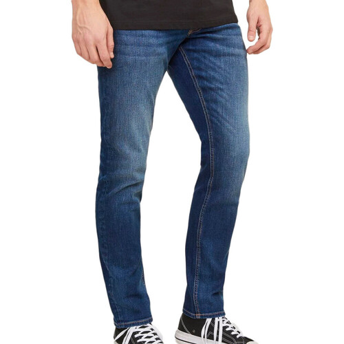 Vêtements Homme Jeans slim saint laurent velvet one-shoulder mini-dress 12109970 Bleu