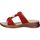 Chaussures Femme Claquettes Ara Hawaii Rouge