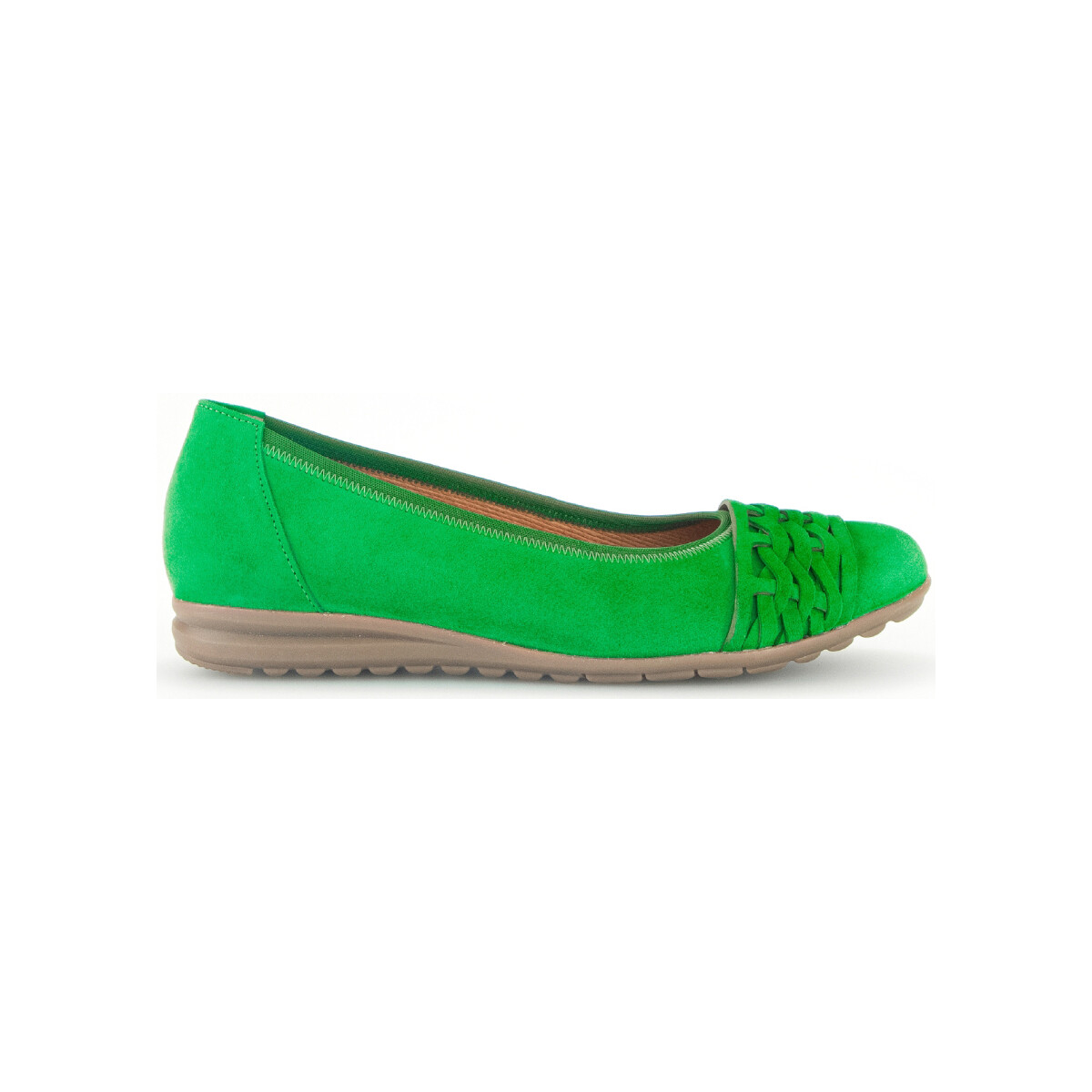 Chaussures Femme Utilisez au minimum 1 chiffre ou 1 caractère spécial Ballerines en cuir velours à talon compensé Vert