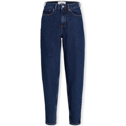 Vêtements Femme Jeans droit Jjxx Noos Lisbon Mom Jeans - Dark Blue Denim Bleu
