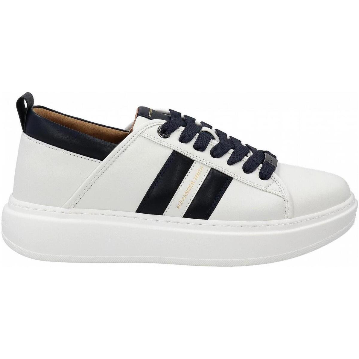 Chaussures Homme Baskets mode Alexander Smith WEMBLEY Blanc