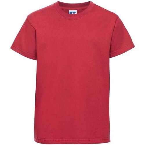 Vêtements Enfant T-shirts manches courtes Jerzees Schoolgear 180B Rouge