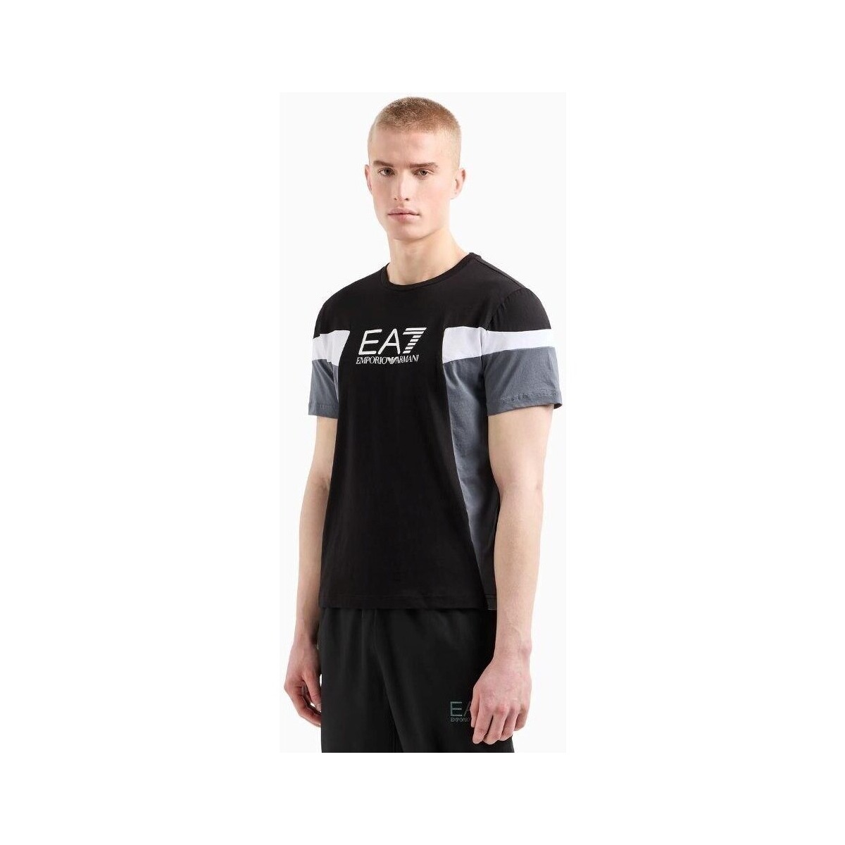 Vêtements Homme T-shirts manches courtes Emporio Armani EA7 3DPT10 PJ02Z Noir
