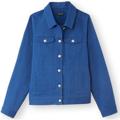 Vêtements Femme I have been looking for a blue stripe cotton shirt and this one is perfect Daxon by  - Veste blouson Bleu