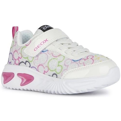 Chaussures Fille Baskets basses Geox ASSISTER J45E9D Blanc