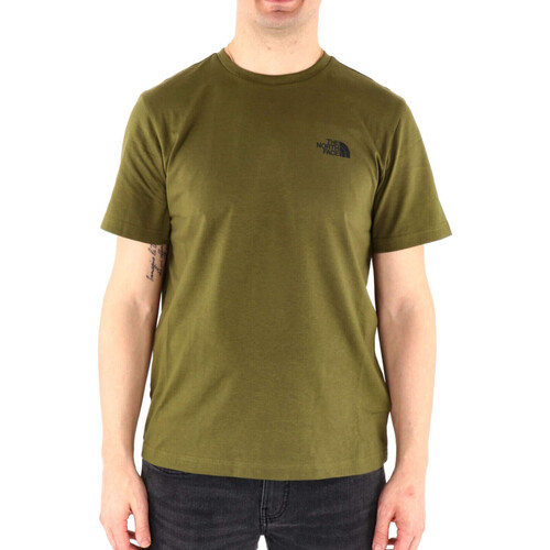 Vêtements Homme T-shirts manches courtes The North Face NF0A87NG Vert