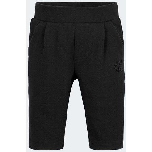 Vêtements Garçon Pantalons de survêtement Calvin Klein leg Jeans  Noir