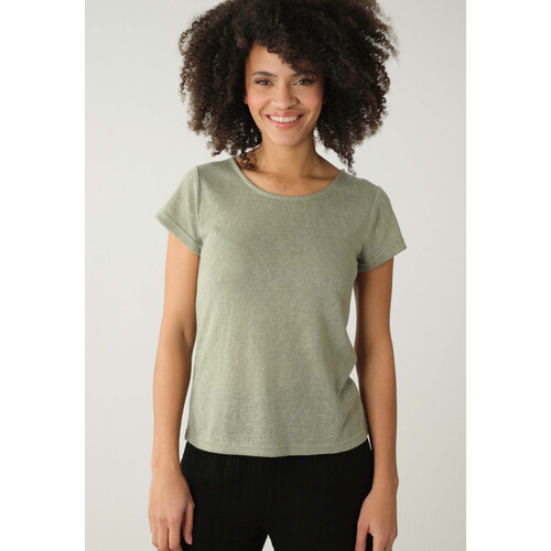 Vêtements Femme T-shirts & Polos Deeluxe T-Shirt GLITTER Vert