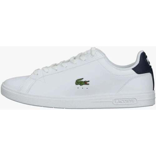 Chaussures Homme Baskets basses Lacoste Baskets  blanches Blanc