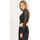 Vêtements Femme Chemises / Chemisiers BOSS Chemise femme coupe courte  avec crochet Noir