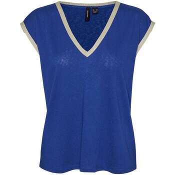 Vêtements Femme T-shirts manches courtes Vero Moda 160560VTPE24 Bleu