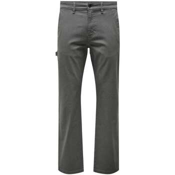 Vêtements Homme Pantalons 5 poches Only&sons 162281VTPE24 Noir
