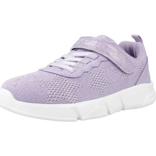 Chaussures Fille Baskets basses Geox J ARIL GIRL Violet