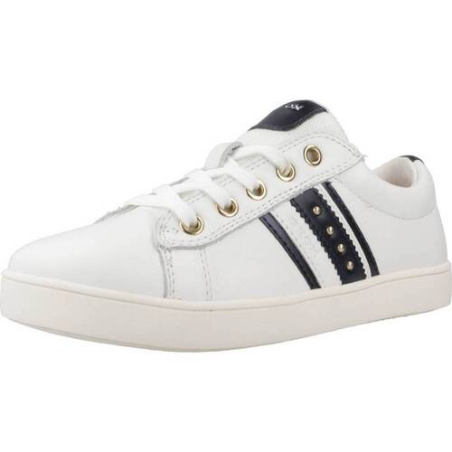 Chaussures Fille Baskets basses Geox J KATHE GIRL Blanc