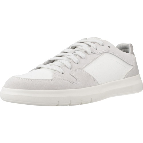 Chaussures Homme Baskets mode Geox U MEREDIANO A Blanc