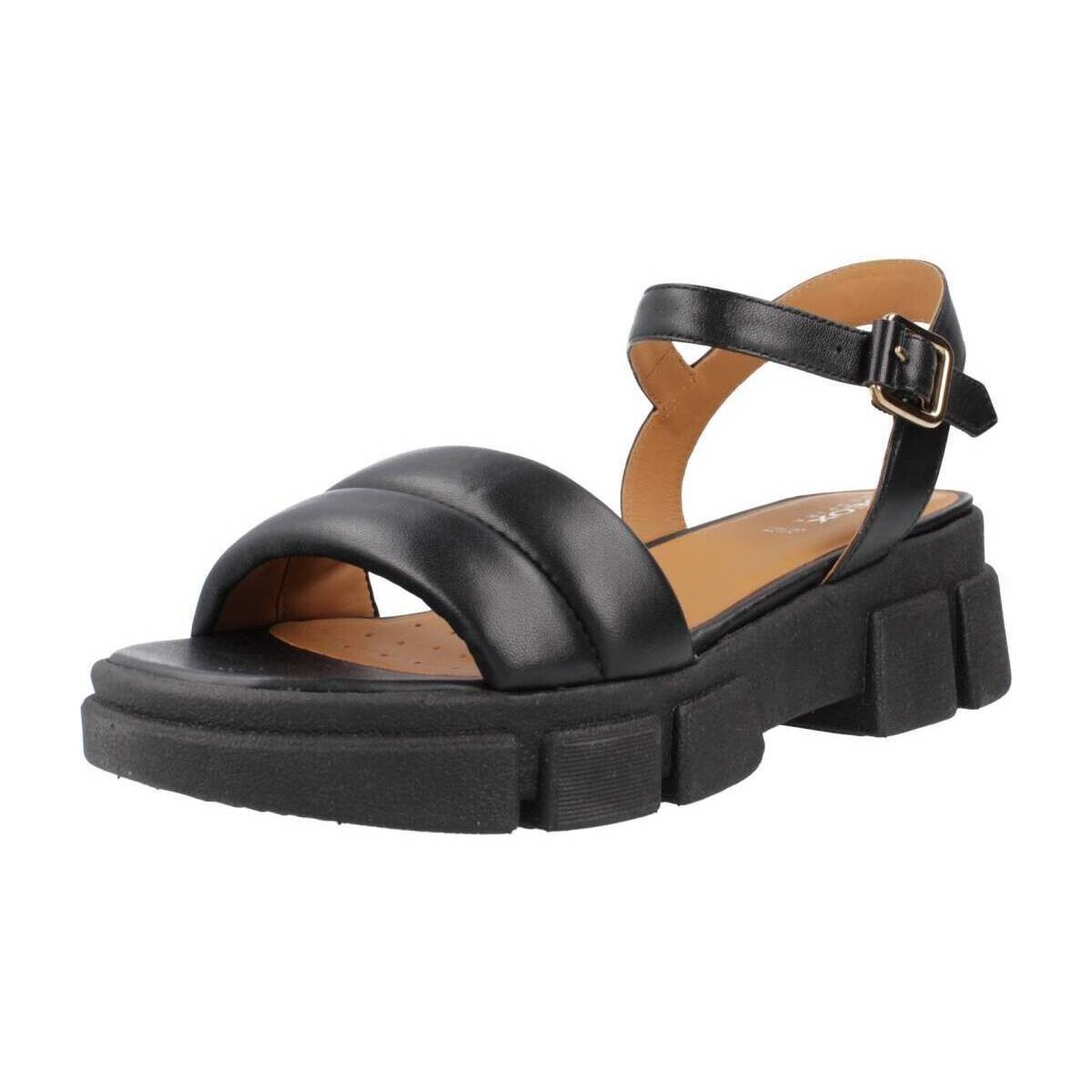 Chaussures Femme Sandales et Nu-pieds Geox D LISBONA Noir