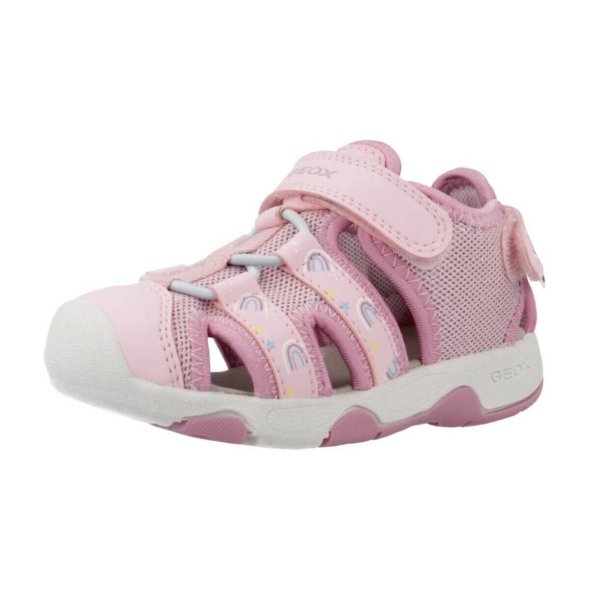 Chaussures Fille Sandales et Nu-pieds Geox S. MULTY G Rose