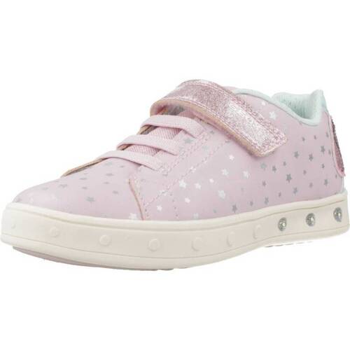 Chaussures Fille Baskets basses Geox J SKYLIN G. C Rose