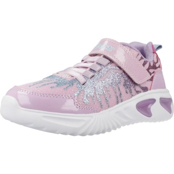Chaussures Fille Baskets basses Geox J ASSISTER G.C Rose