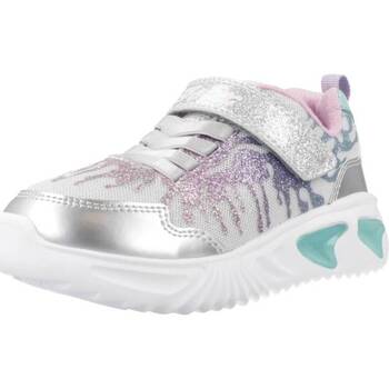 Chaussures Fille Baskets basses Geox J ASSISTER G.C Gris