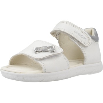 Chaussures Fille Sandales et Nu-pieds Geox B SANDAL ALUL GIRL Blanc