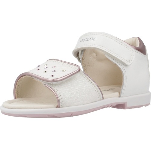 Chaussures Fille Sandales et Nu-pieds Geox B VERRED Blanc