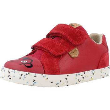 Geox B.C NAPPA + SUEDE Rouge