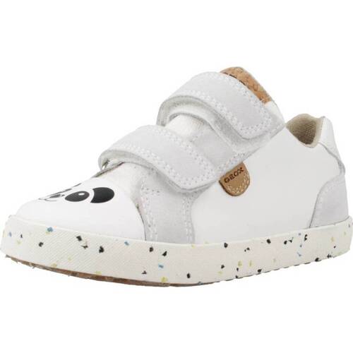 Chaussures Fille Baskets basses Geox B KILWI GIRL Blanc