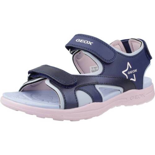 Chaussures Fille Sandales et Nu-pieds Geox J VANIETT GIRL Bleu