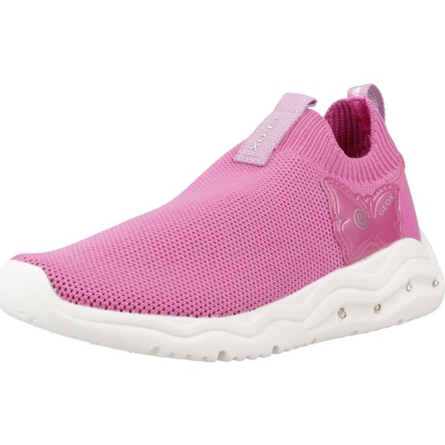 Chaussures Fille Baskets basses Geox J PHYPER GIRL Rose