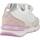 Chaussures Fille Baskets basses Geox J FASTICS GIRL Blanc